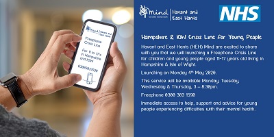 Hampshire & IOW Children and Young People Crisis Line