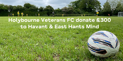 Holybourne Veterans FC donate to HEH Mind