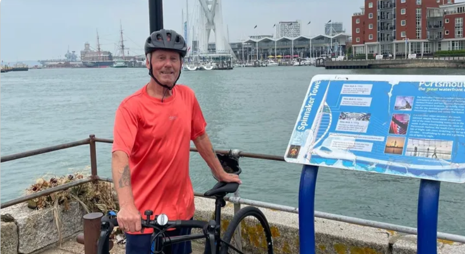 Fundraising Kevin Embarks on Epic Cycling Journey